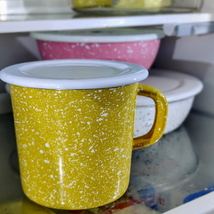 YIV Emaille Becher – kühl stellen, einfrieren, auftauen & servieren in einem | BPA-frei, Riess Österreich