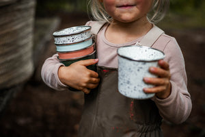 Emaille Becher YIV für Kaffee & Tee – nachhaltig, langlebig & zeitlos | YIV.CH Schweiz