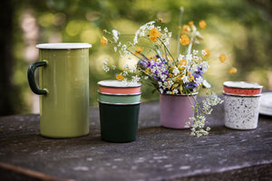 YIV Emaille Set Snacks Salate Hauptgerichte