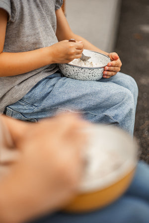 YIV Emaille Schale vielseitig Küche Outdoor Camping