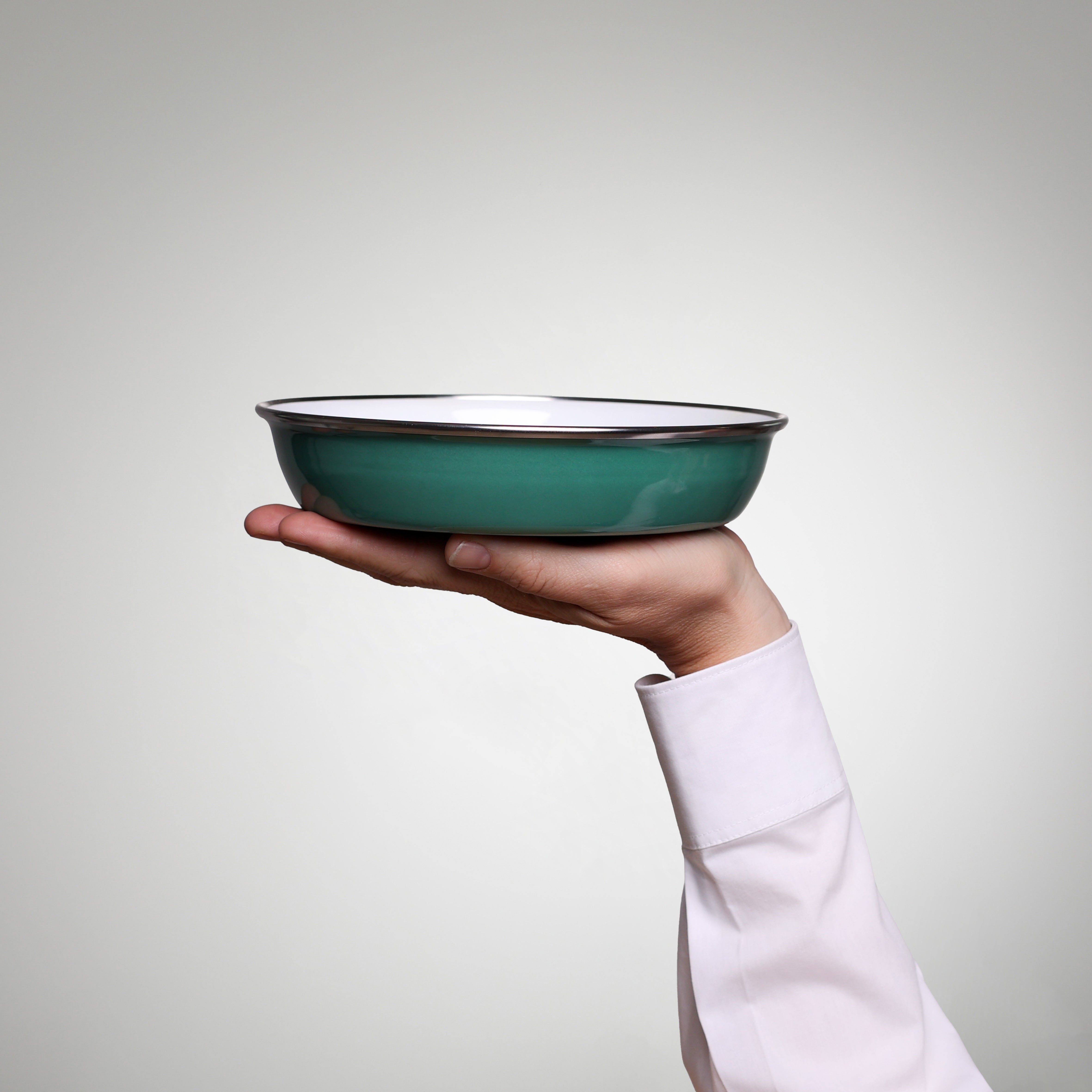 Emaille Teller YIV Ø 20 cm – Riess Premium-Emaille aus Österreich