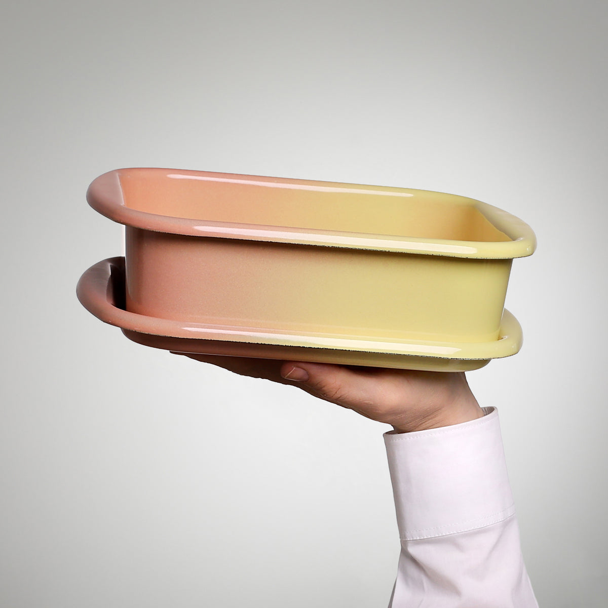 Moule multifonctionnel émaillé YIV 22×22 cm – du congélateur au four | Riess