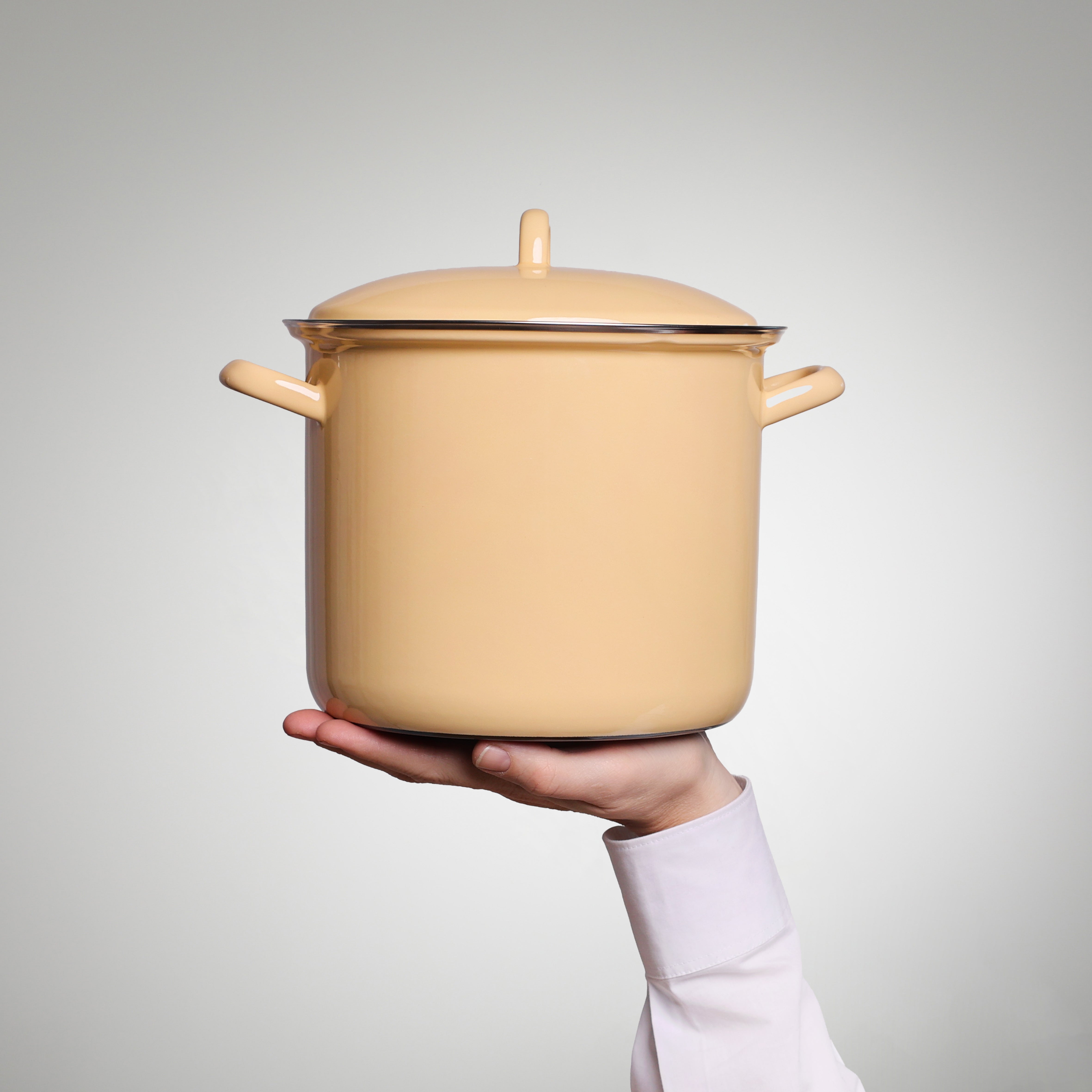 Emaille Kochtopf – nachhaltig & langlebig Ø 20 cm inkl. Deckel