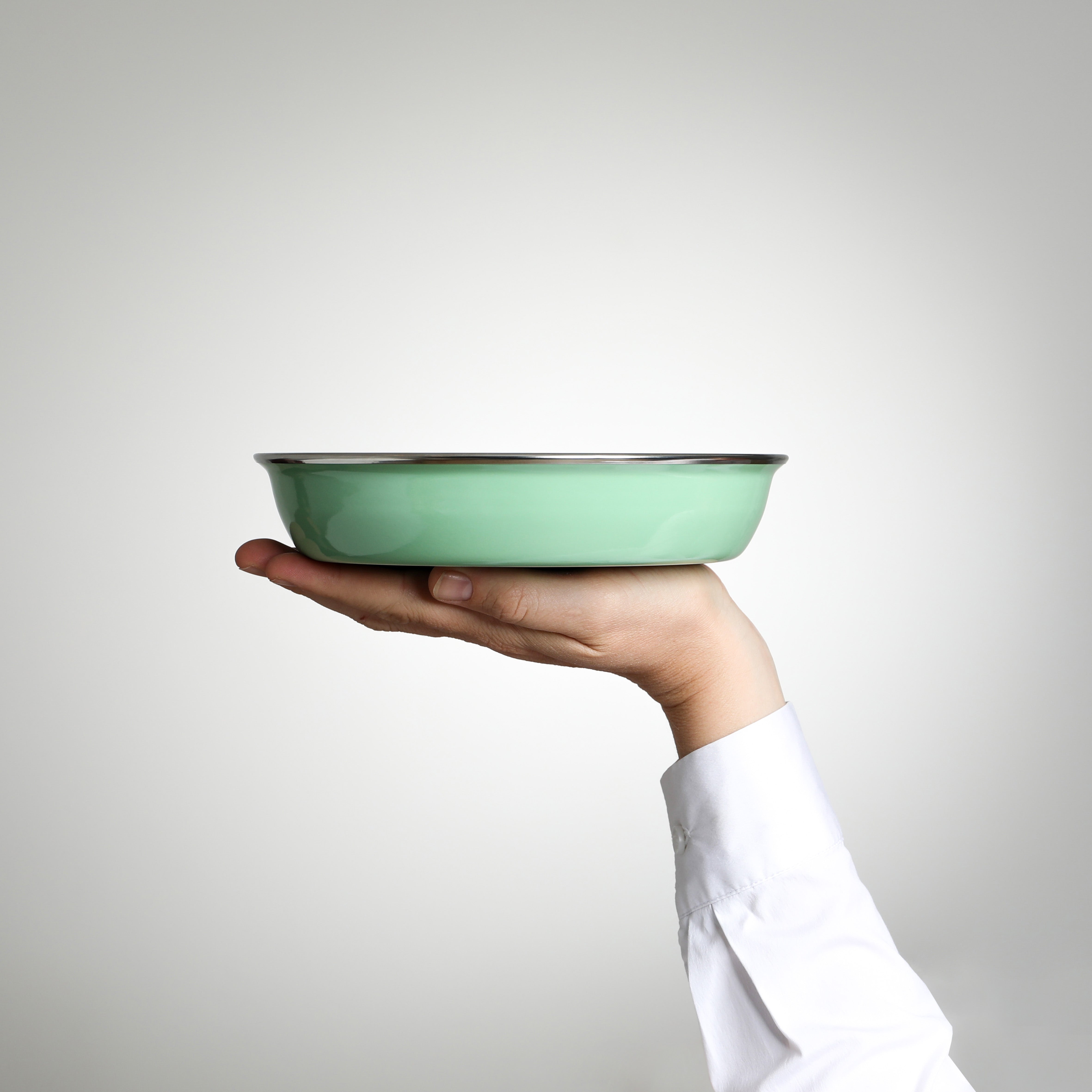 Emaille Teller YIV Ø 20 cm – Riess Premium-Emaille aus Österreich