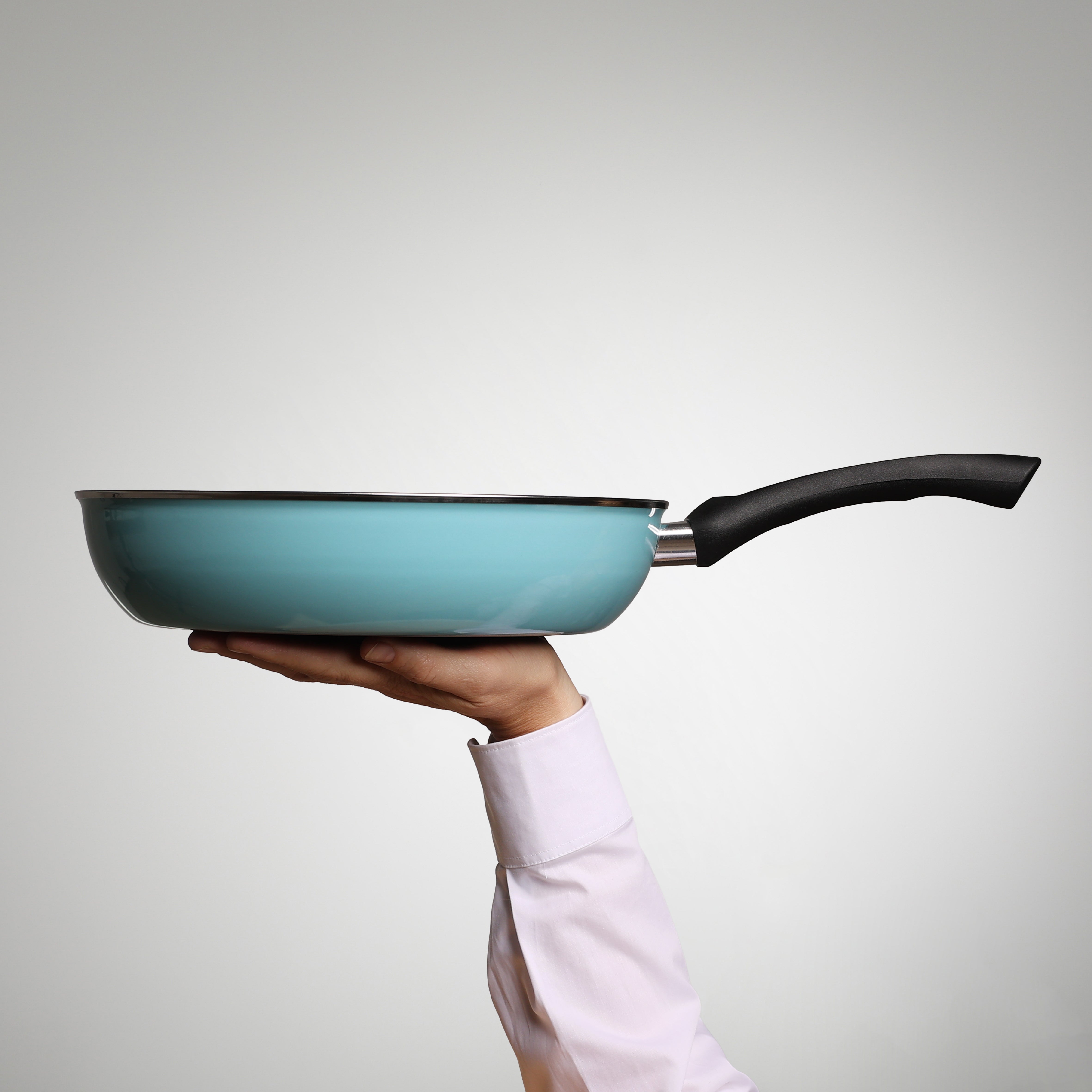 Emaille Pfanne Ø 24 cm – nachhaltig, handgefertigt & CO₂-neutral aus Österreich