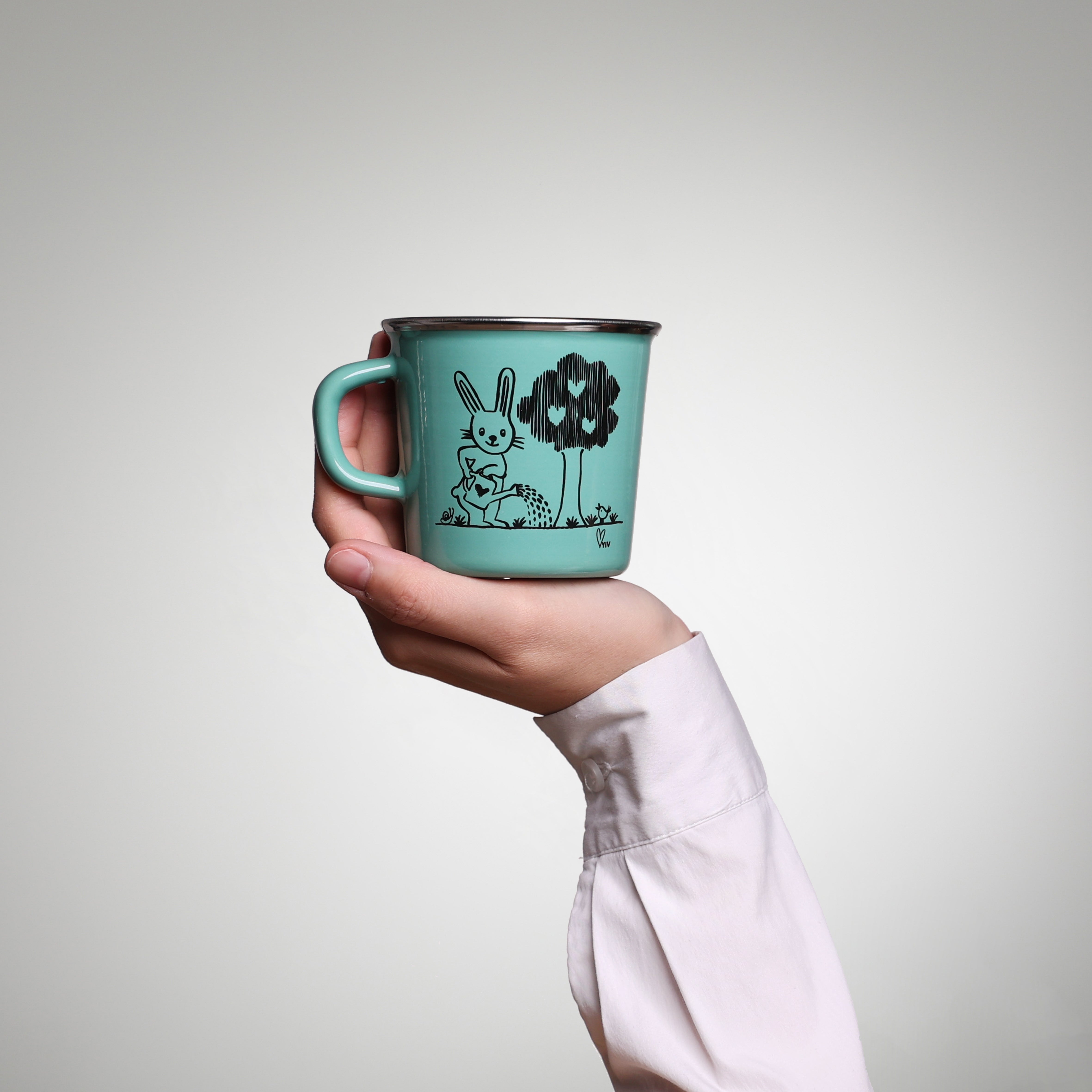YIV Emaille Kindersujet Henkeltasse VORBESTELLUNG (Lieferung im Mai)
