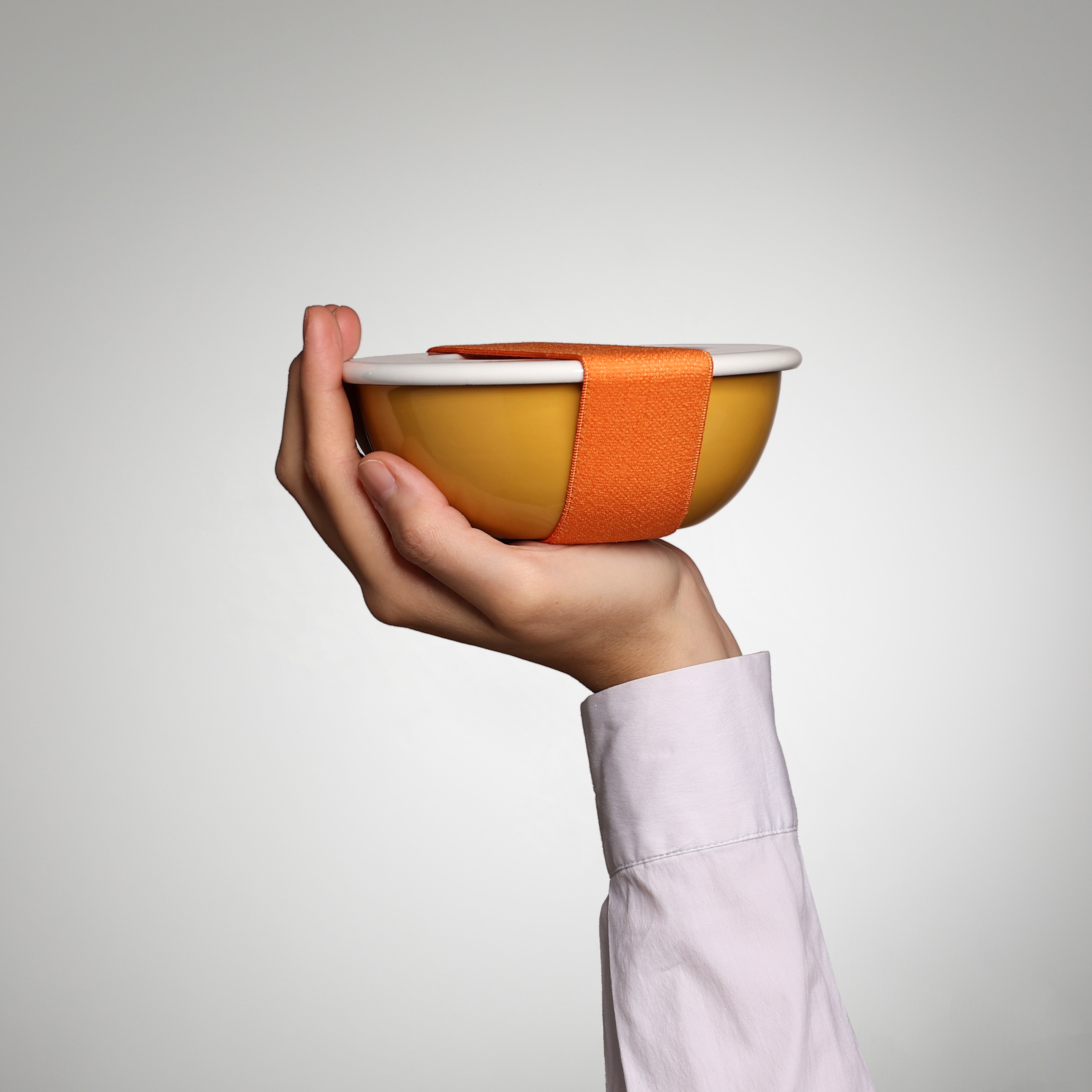 Enamel Bowl Set YIV - non-toxic & sustainable for baby food, snacks & storage (lid still on "Pre Order")