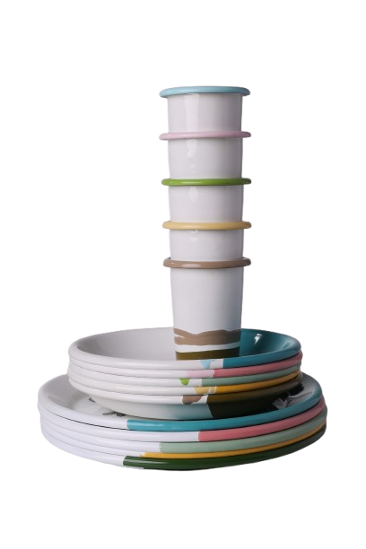 YIV Emaille Becher Halfpipie – nachhaltig, handgefertigt & vielseitig