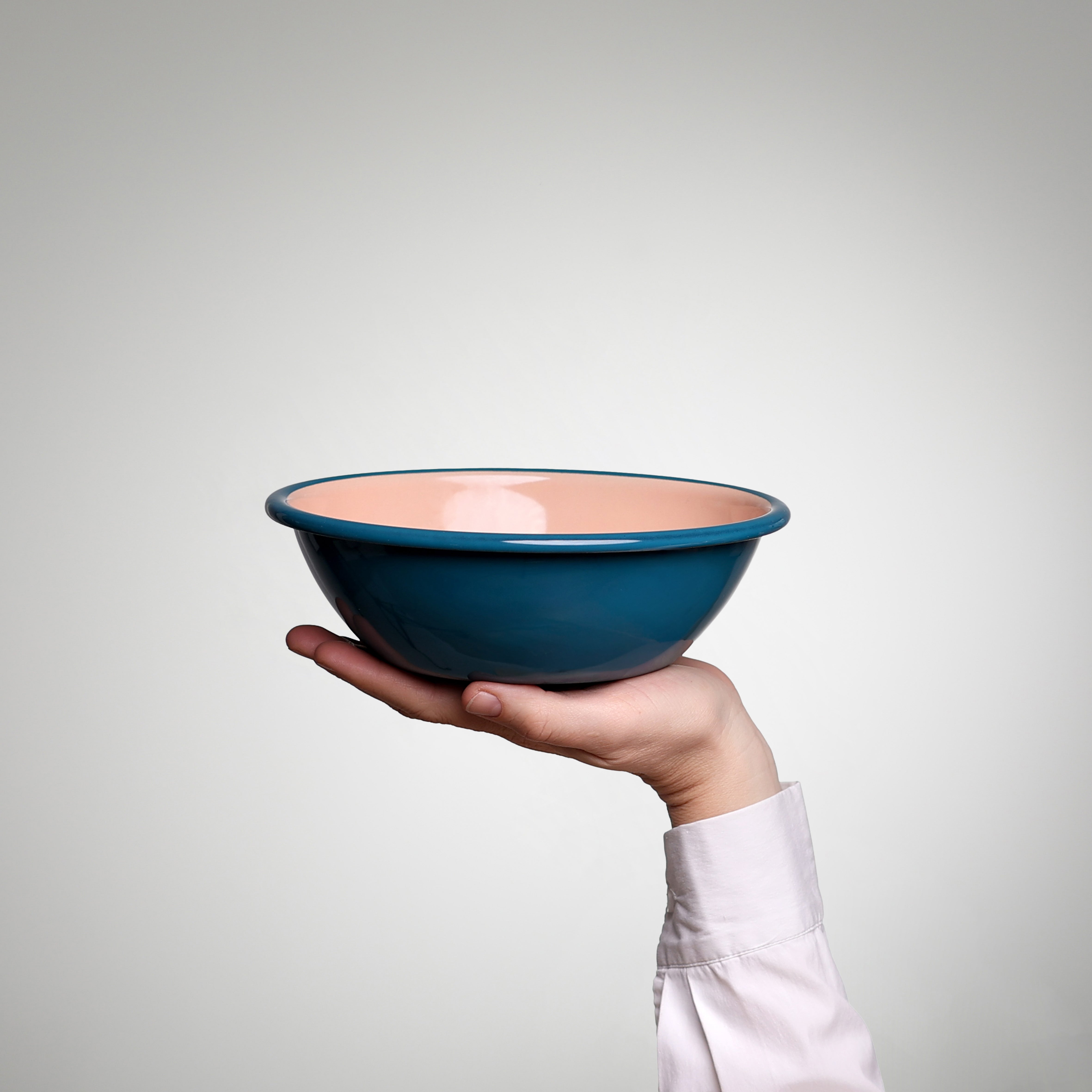 YIV Emaille Schüssel Ø 20 cm – handgefertigt, robust & nachhaltig