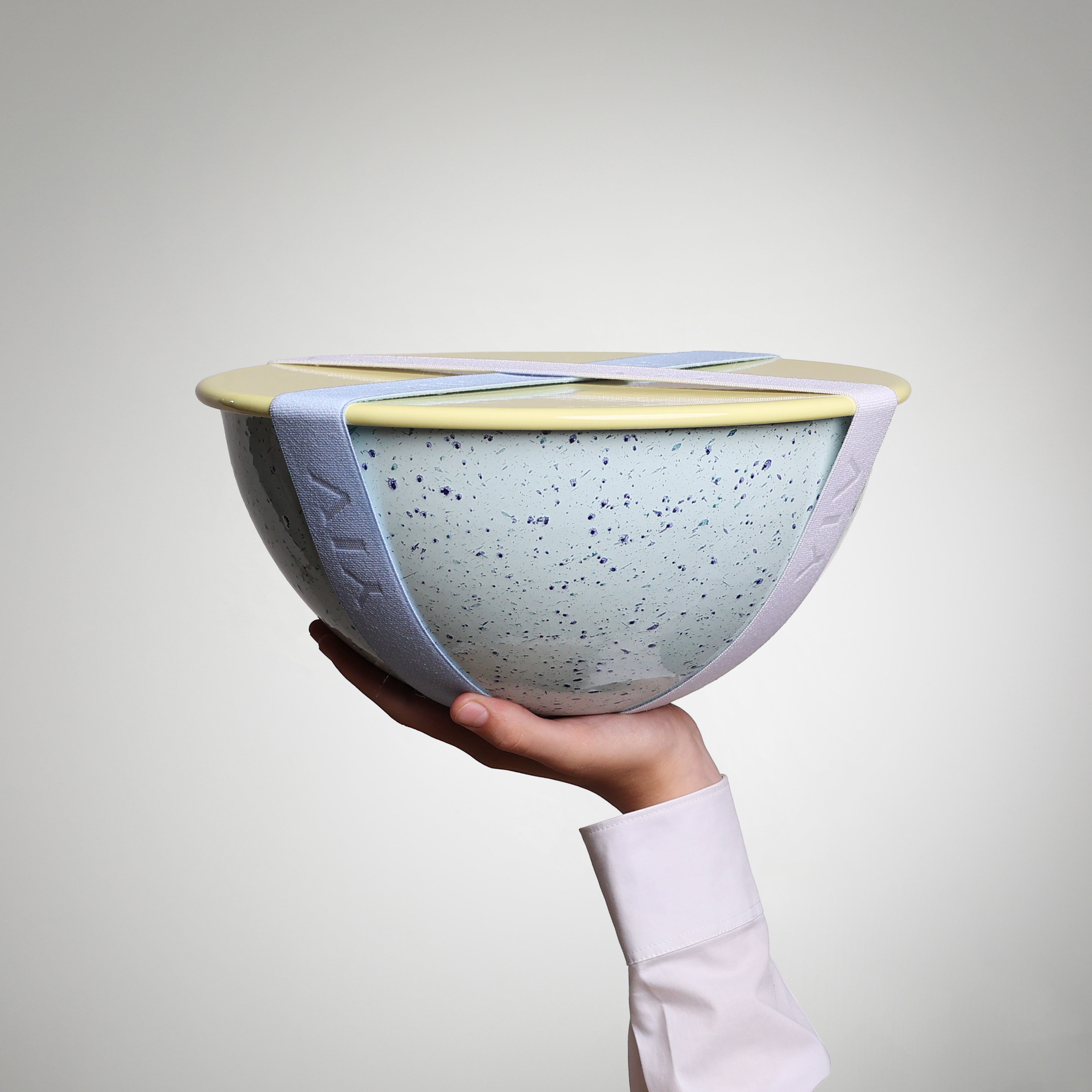 YIV Emaille Schüssel Ø 30 cm – nachhaltig, vielseitig & zum Brotbacken geeignet