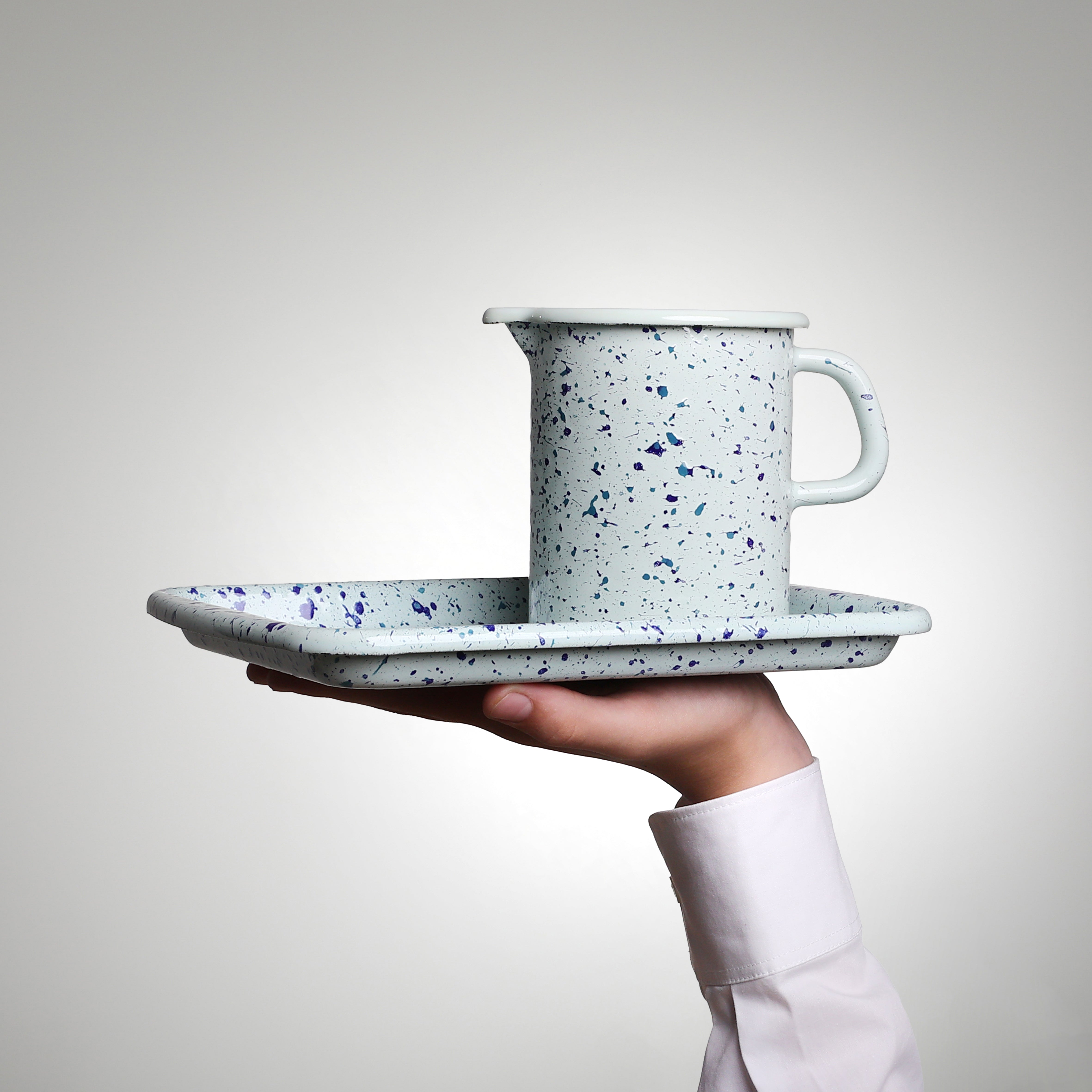 YIV Emaille Classic Mass-Krug 5/8 Liter – nachhaltig, vielseitig & handgefertigt