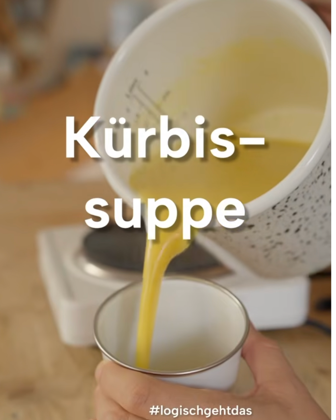 Kürbissuppe im YIV-Krug: kochen, servieren und morgen geniessen
