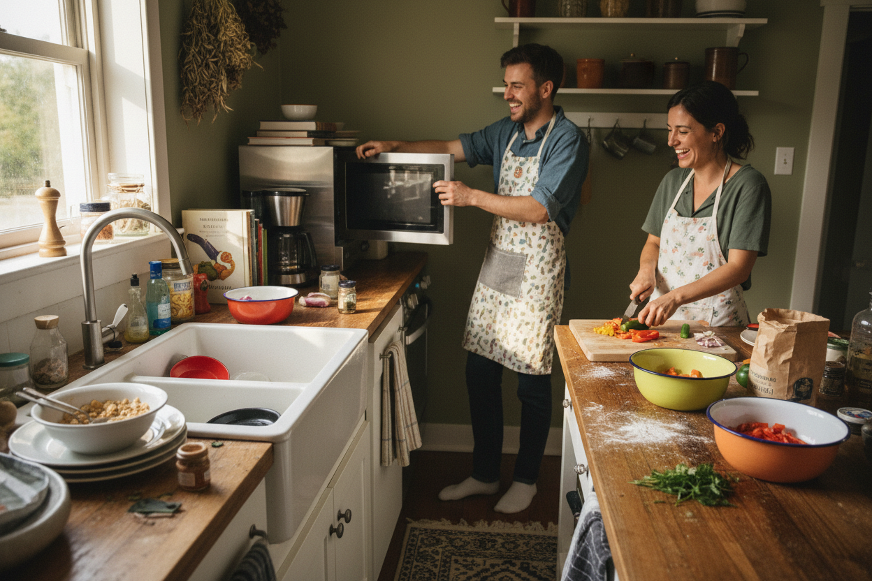 YIV emaille ist nicht mikrowellen geeignet