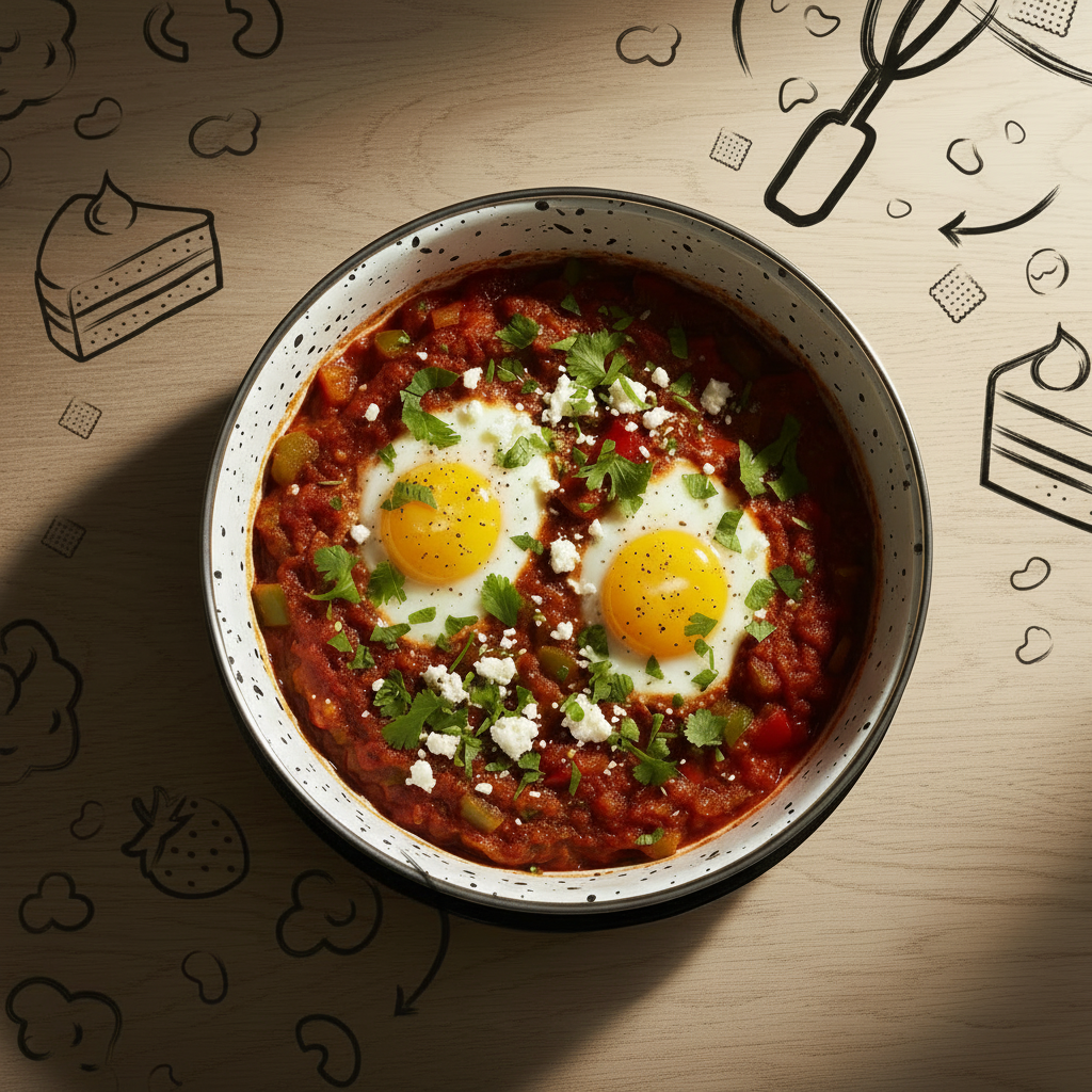 Shakshuka aus YIV Emaille Schüssel 