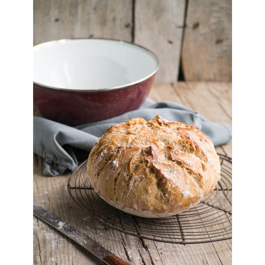 Emaille Schüssel YIV Ø 26 cm – Brotbacken, Servieren & Lagern