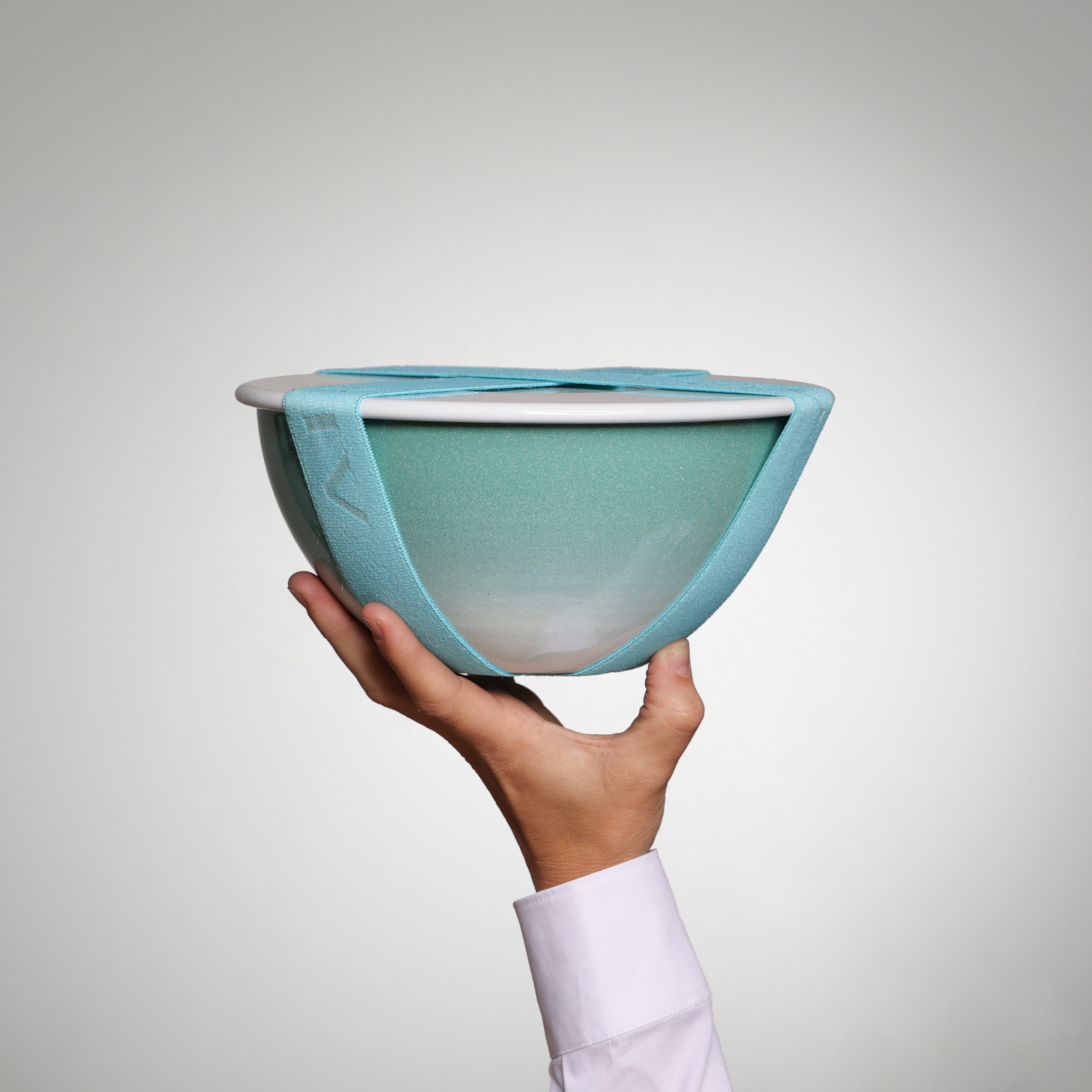 YIV Emaille Schüssel mit Deckel & Band – 22 cm, nachhaltig & vielseitig