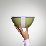 YIV Emaille Schüssel mit Deckel & Band – 22 cm, nachhaltig & vielseitig