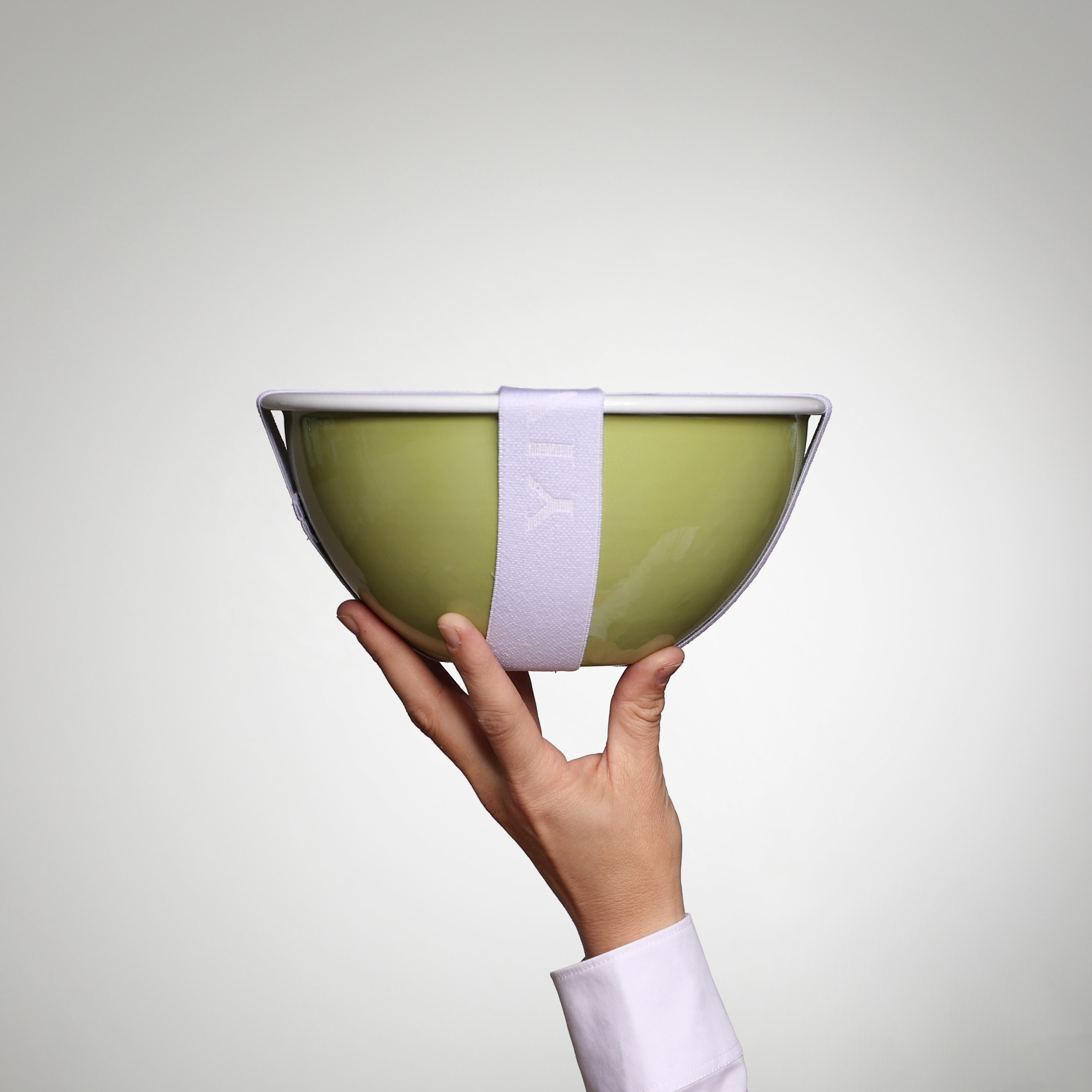 YIV Emaille Schüssel mit Deckel & Band – 22 cm, nachhaltig & vielseitig