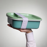 Emaille Multifunktionale Form & Bachblech YIV (22 × 22 cm) – vielseitig für Backen, Grillen & Servieren