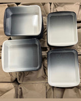 Emaille Multifunktionaleform & Backblech – Multifunktional zum Backen, Grillen & Einfrieren
