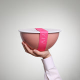 Emaille Schüssel YIV mit Deckel & Band – 22 cm, nachhaltig & vielseitig