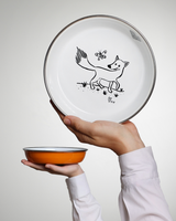 YIV Emaille Teller mit Sujet von Nina Binkert – nachhaltig, praktisch & perfektes Baby-Geschenk "Pre Order" wird Mitte Dezember, vor Weihnachten geliefert