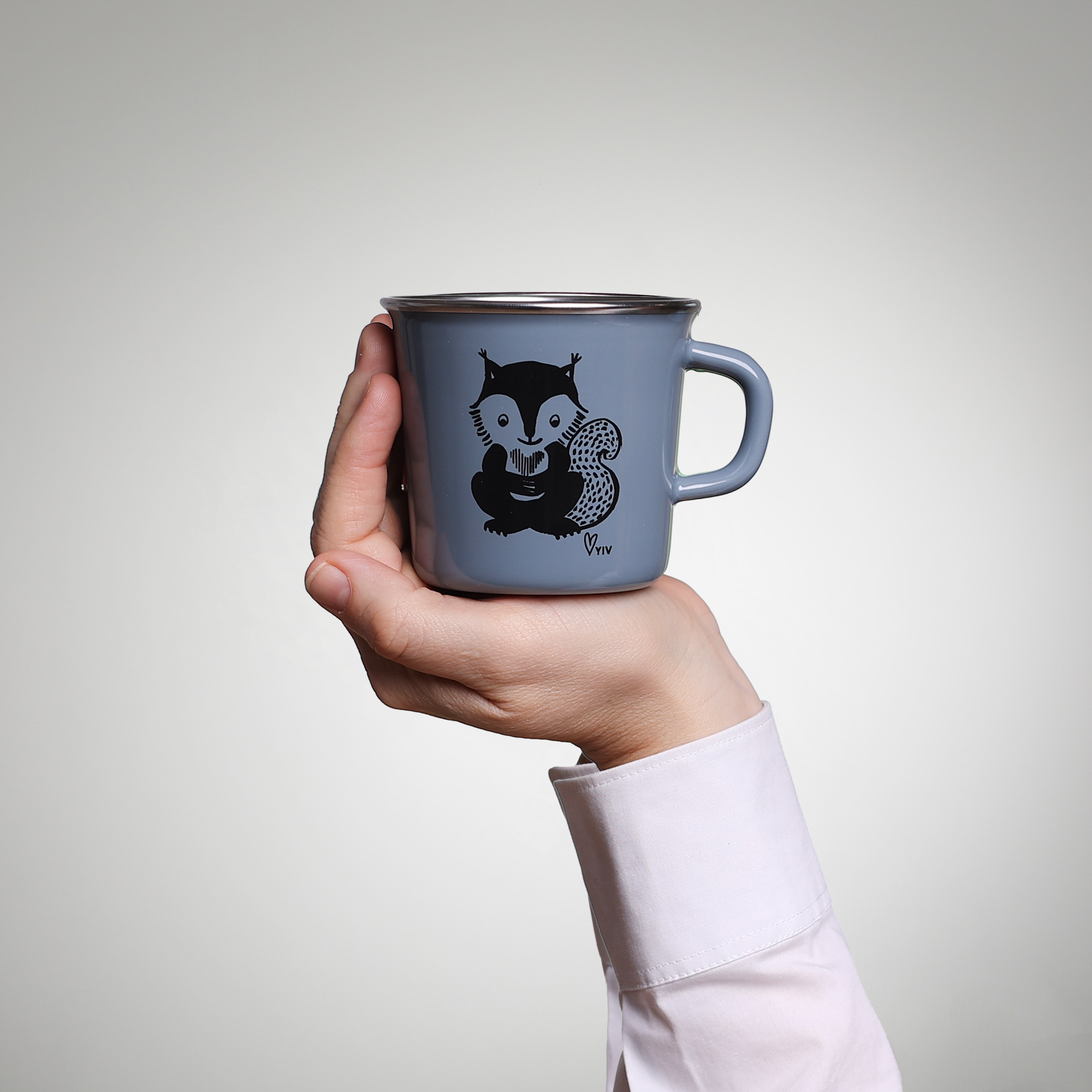 Emaille Kinder Sujet Henkeltasse YIV  – nachhaltig, vielseitig & mit Sujet