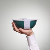 Emaille Schüssel YIV 18 cm mit Deckel – nachhaltig, vielseitig & wertig