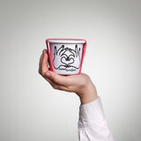 Emaille Becher YIV „Love and Peace“ – WOW-Edition, plastikfrei & perfekt für Babybrei, Snacks und unterwegs