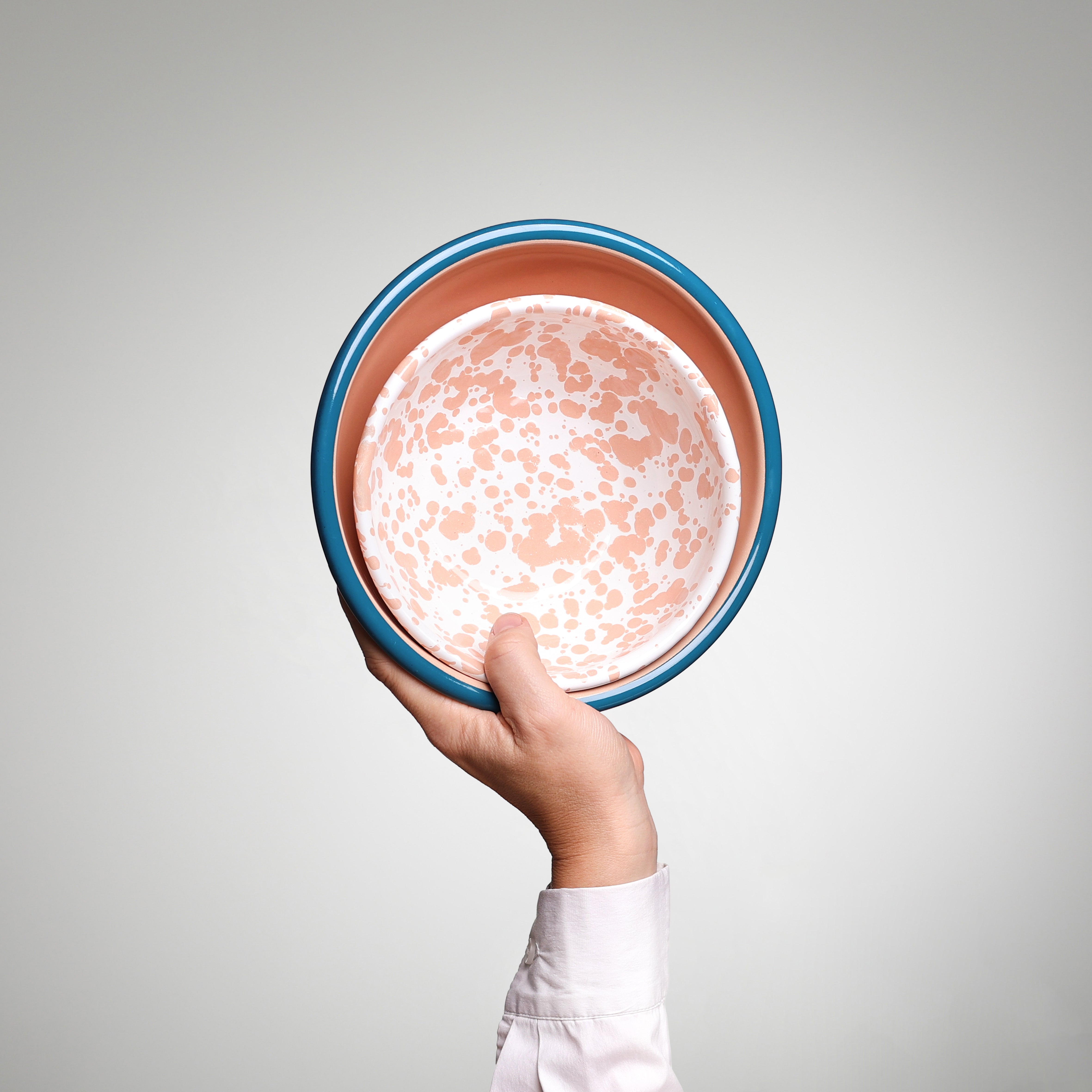 YIV Emaille Schüssel Ø 20 cm – handgefertigt, robust & nachhaltig