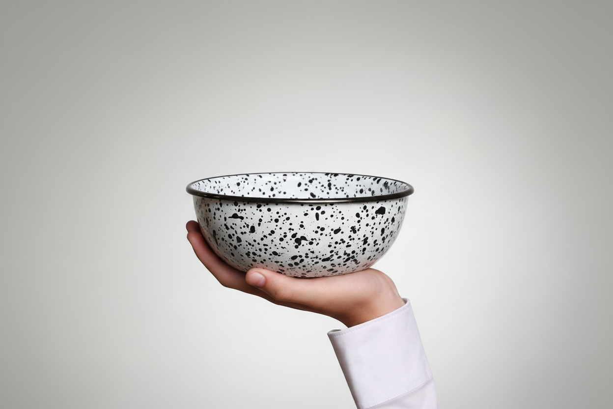 Emaille Schüssel YIV Ø 18 cm – multifunktional & nachhaltig | Riess Österreich Pre Order (Lieferung im Juni)